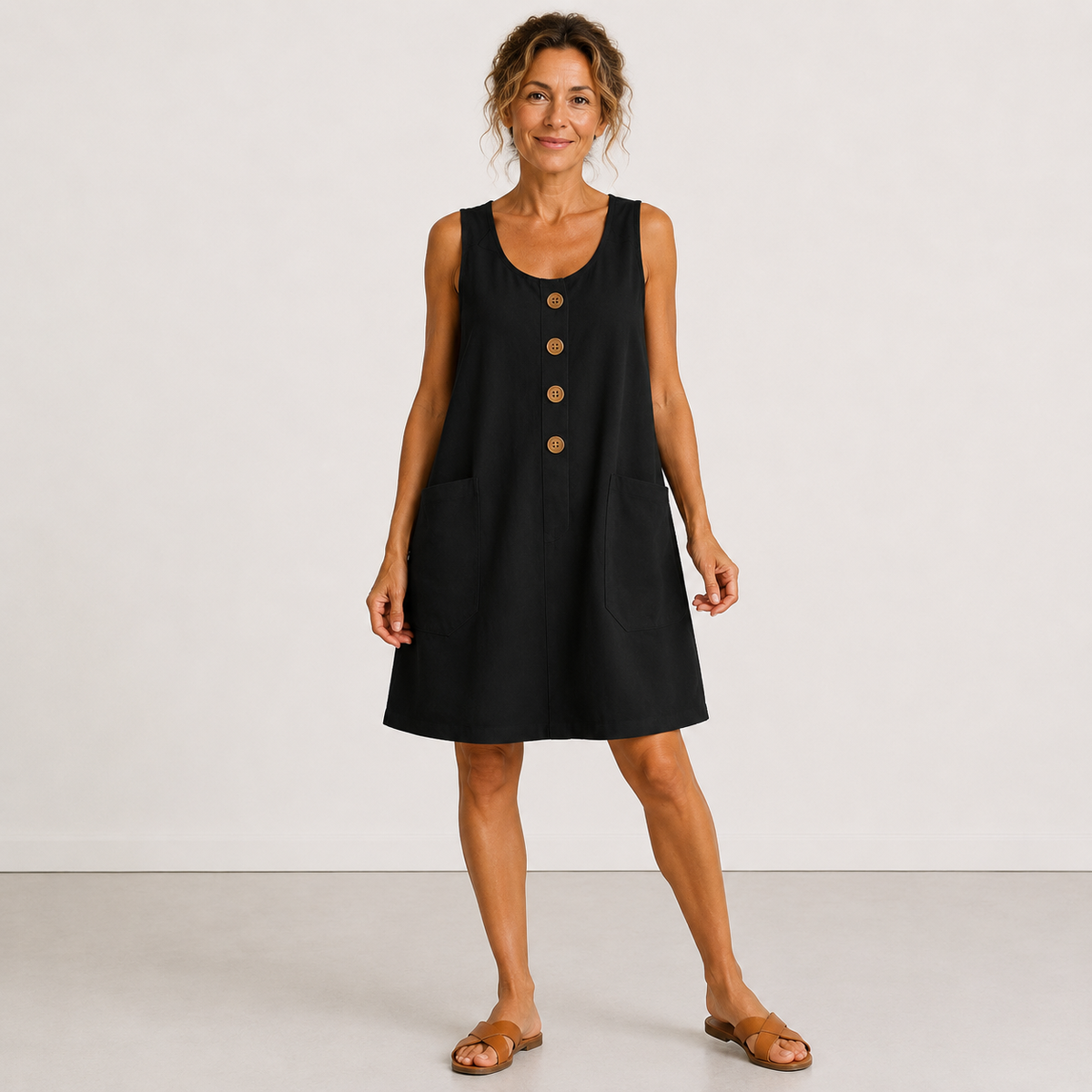 Macey™ - Cotton Linen Summer Dress