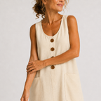 Macey™ - Cotton Linen Summer Dress
