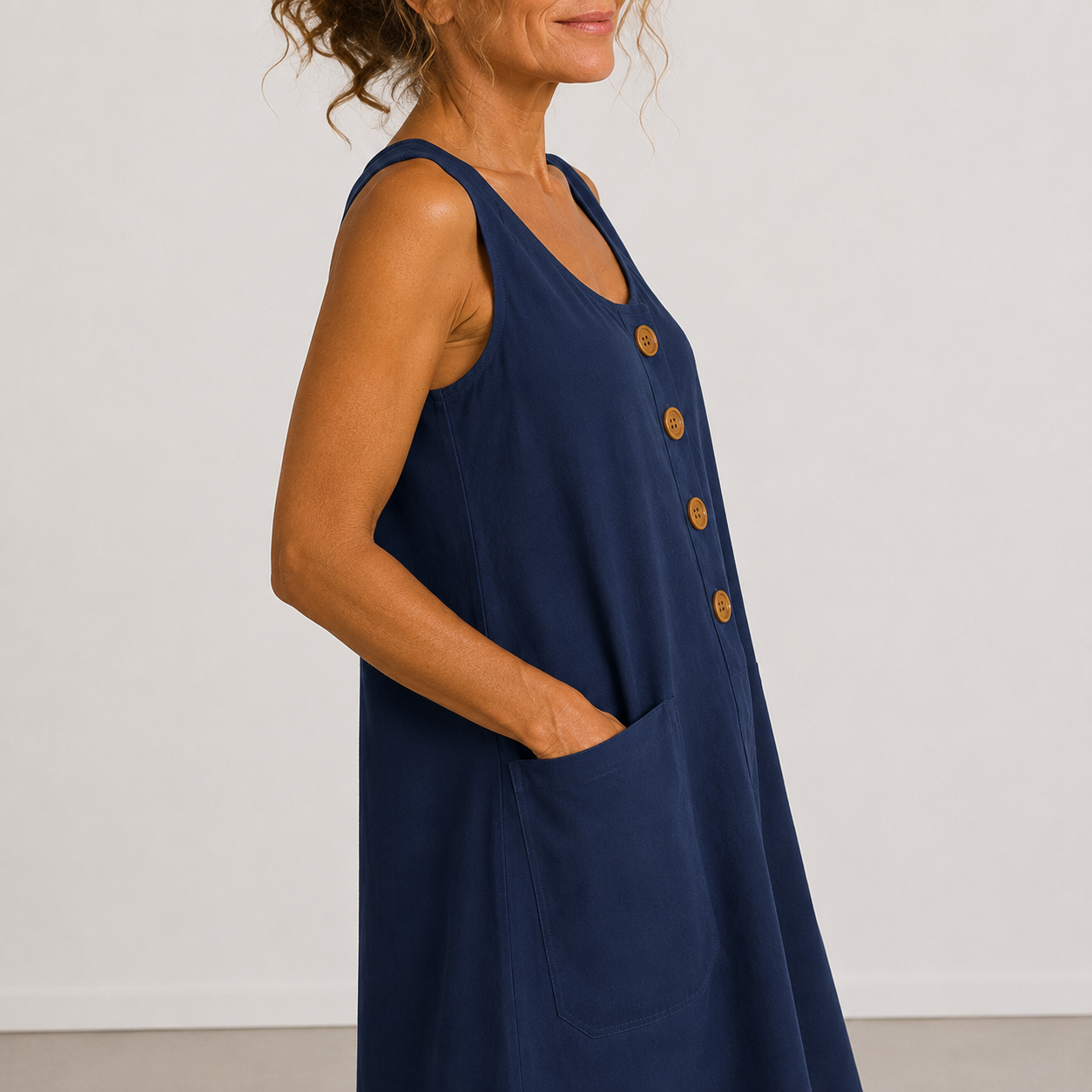 Macey™ - Cotton Linen Summer Dress